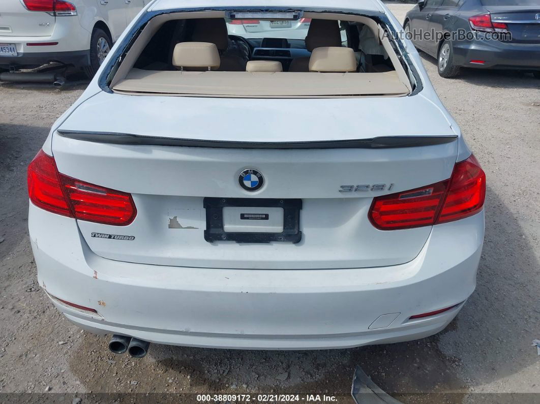 2012 Bmw 328i   White vin: WBA3A5C57CF346933