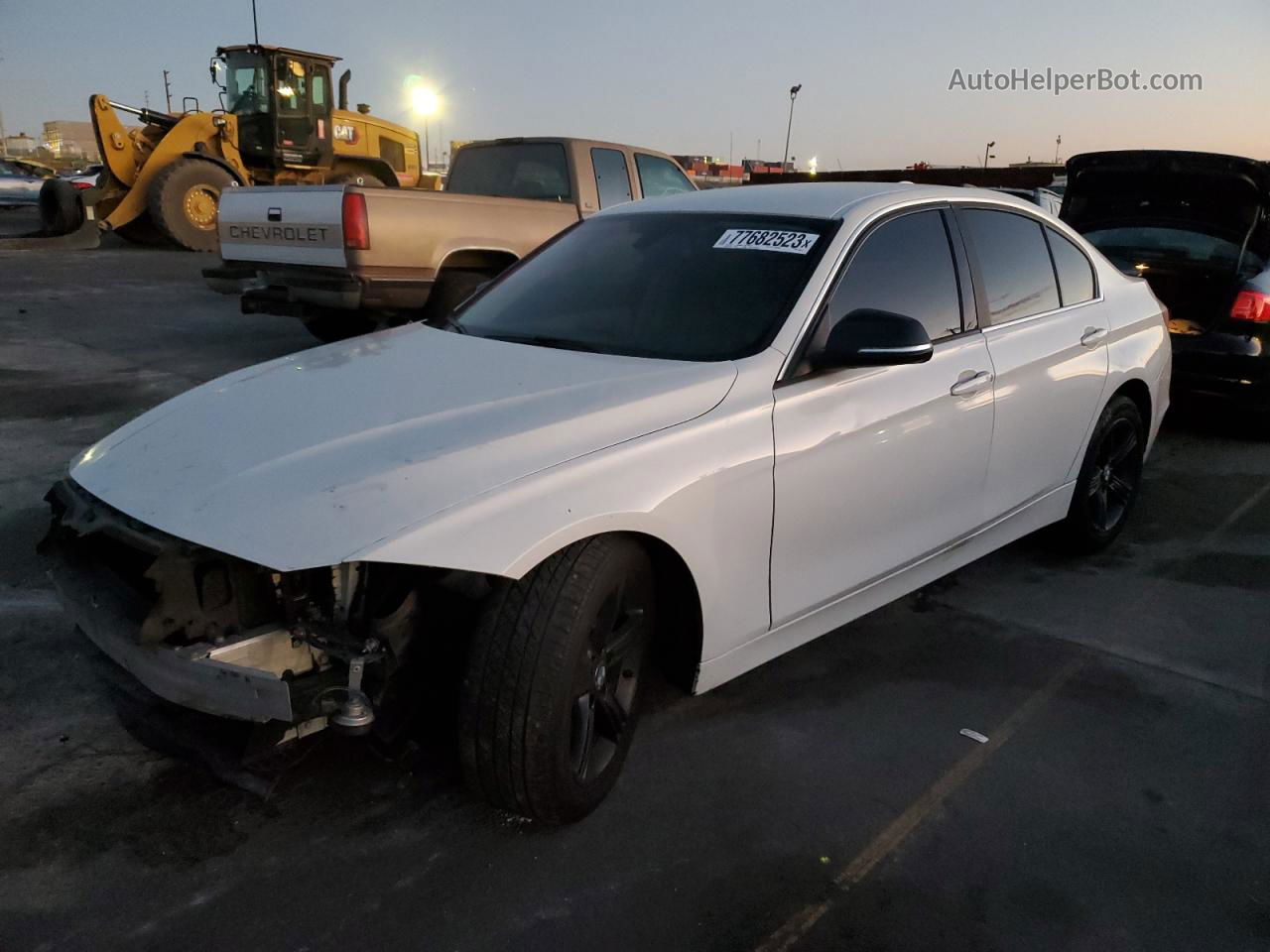 2015 Bmw 328 I White vin: WBA3A5C57FP603975