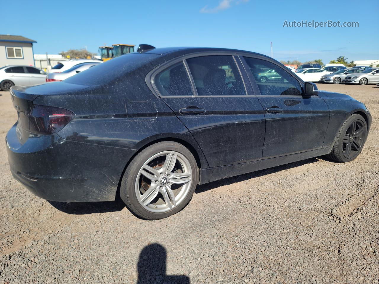 2015 Bmw 328 I Black vin: WBA3A5C57FP605063