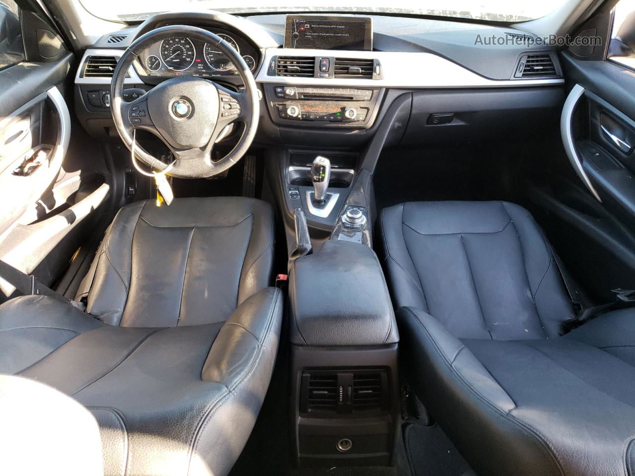 2012 Bmw 328 I Черный vin: WBA3A5C58CF345614