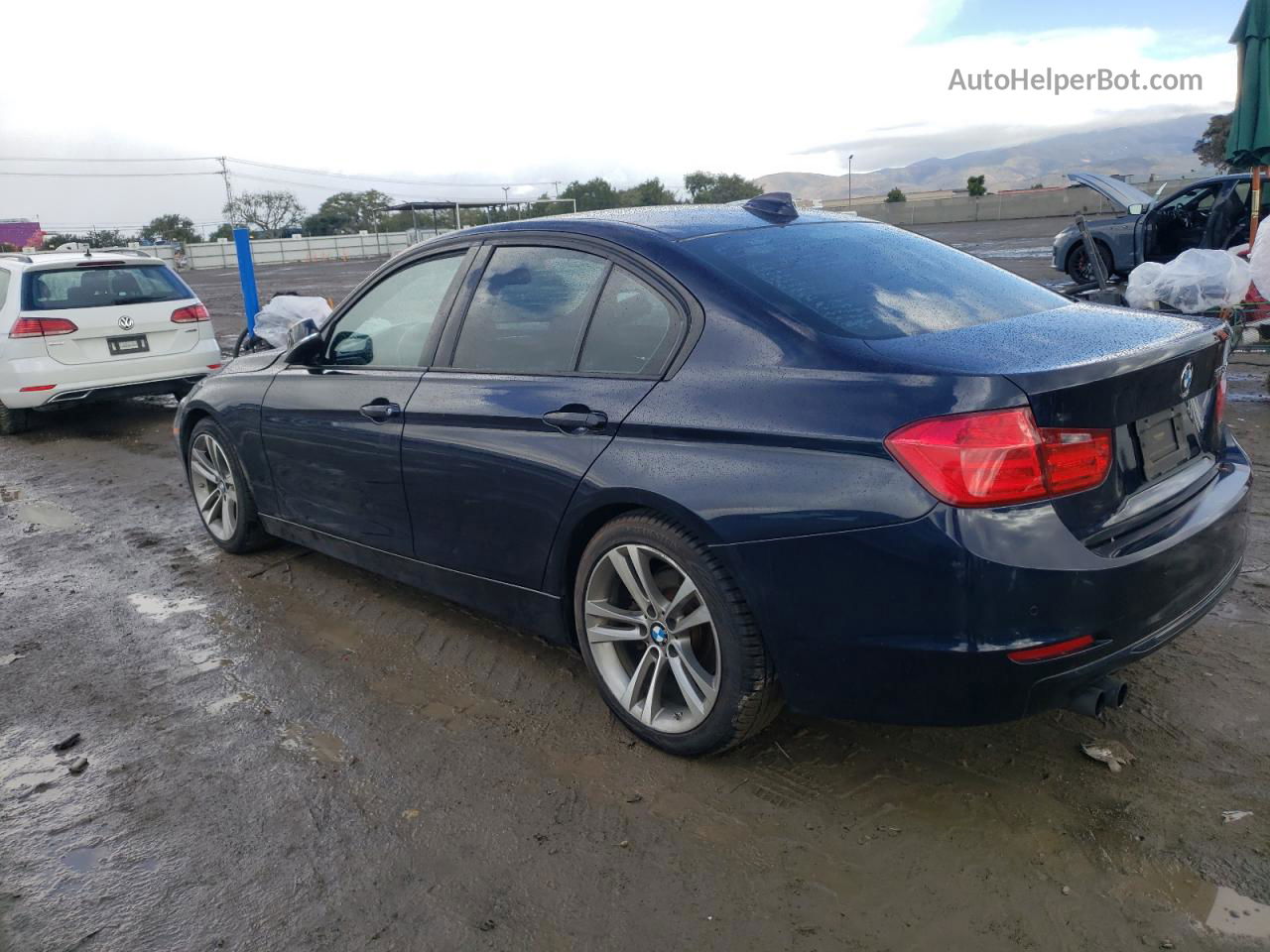 2012 Bmw 328 I Blue vin: WBA3A5C58CF345807