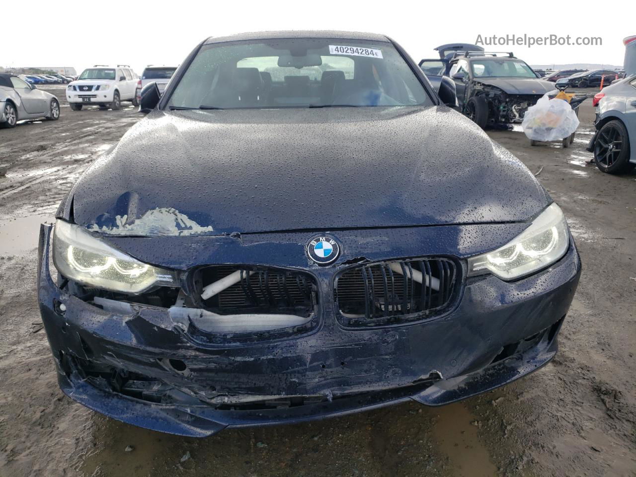 2012 Bmw 328 I Blue vin: WBA3A5C58CF345807