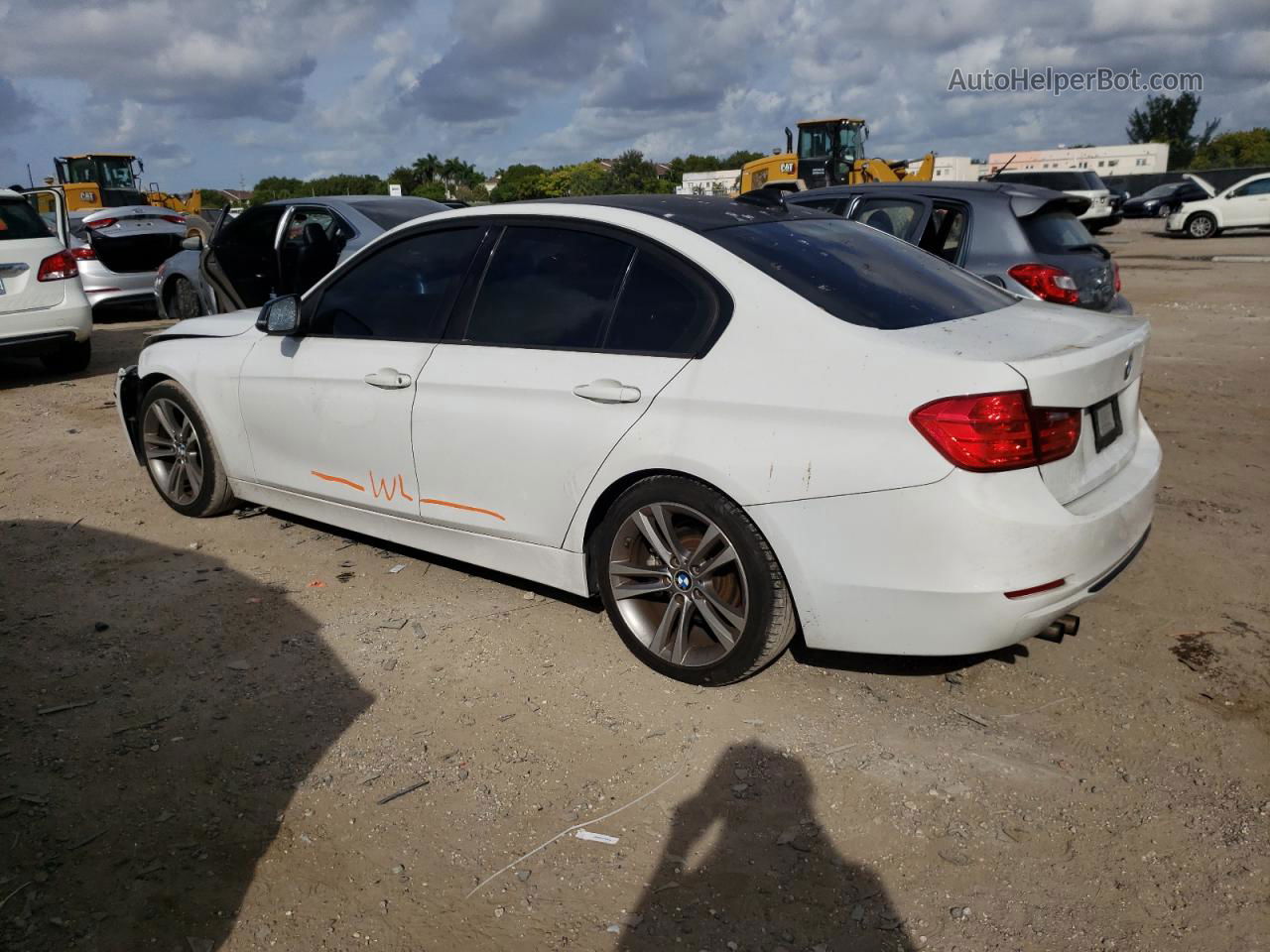 2012 Bmw 328 I Белый vin: WBA3A5C58CF347850