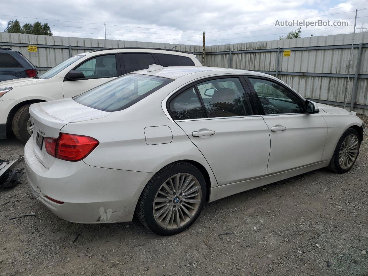 2012 Bmw 328 I White vin: WBA3A5C58CF348416