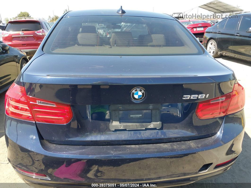 2013 Bmw 328i Dark Blue vin: WBA3A5C58DF358980