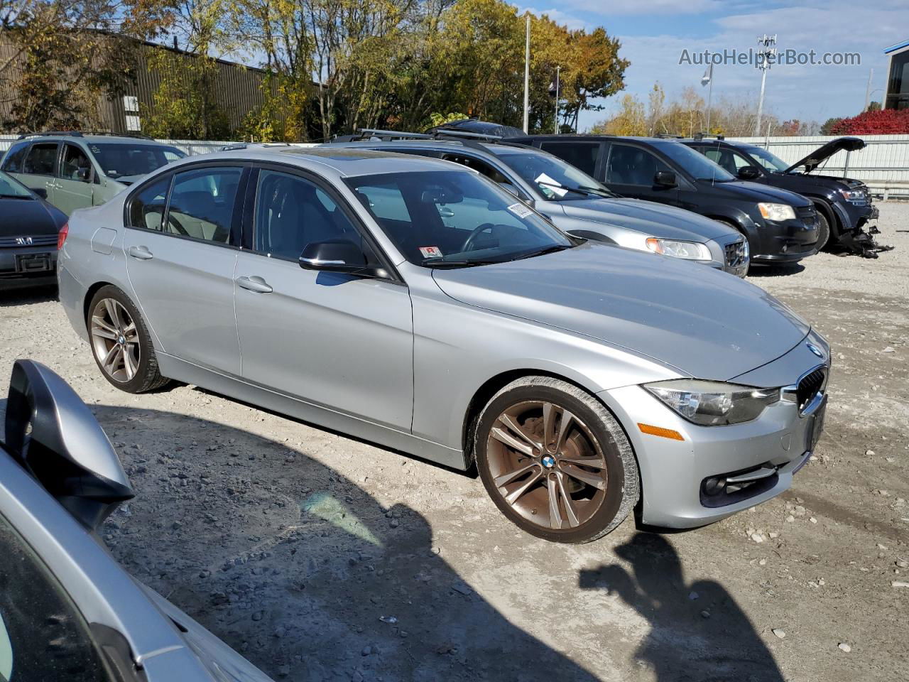 2013 Bmw 328 I Silver vin: WBA3A5C58DF453426