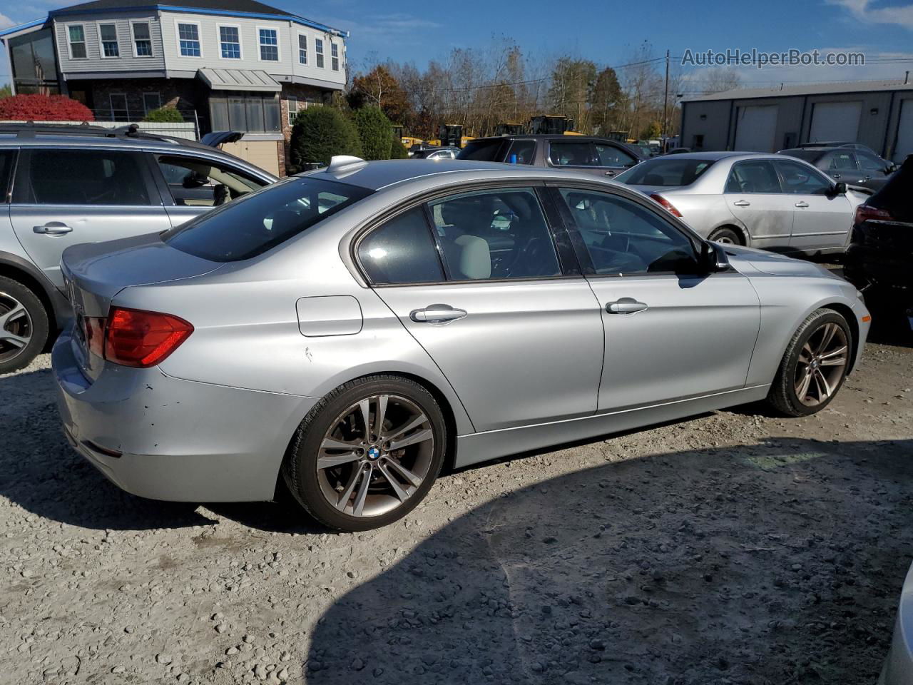 2013 Bmw 328 I Silver vin: WBA3A5C58DF453426