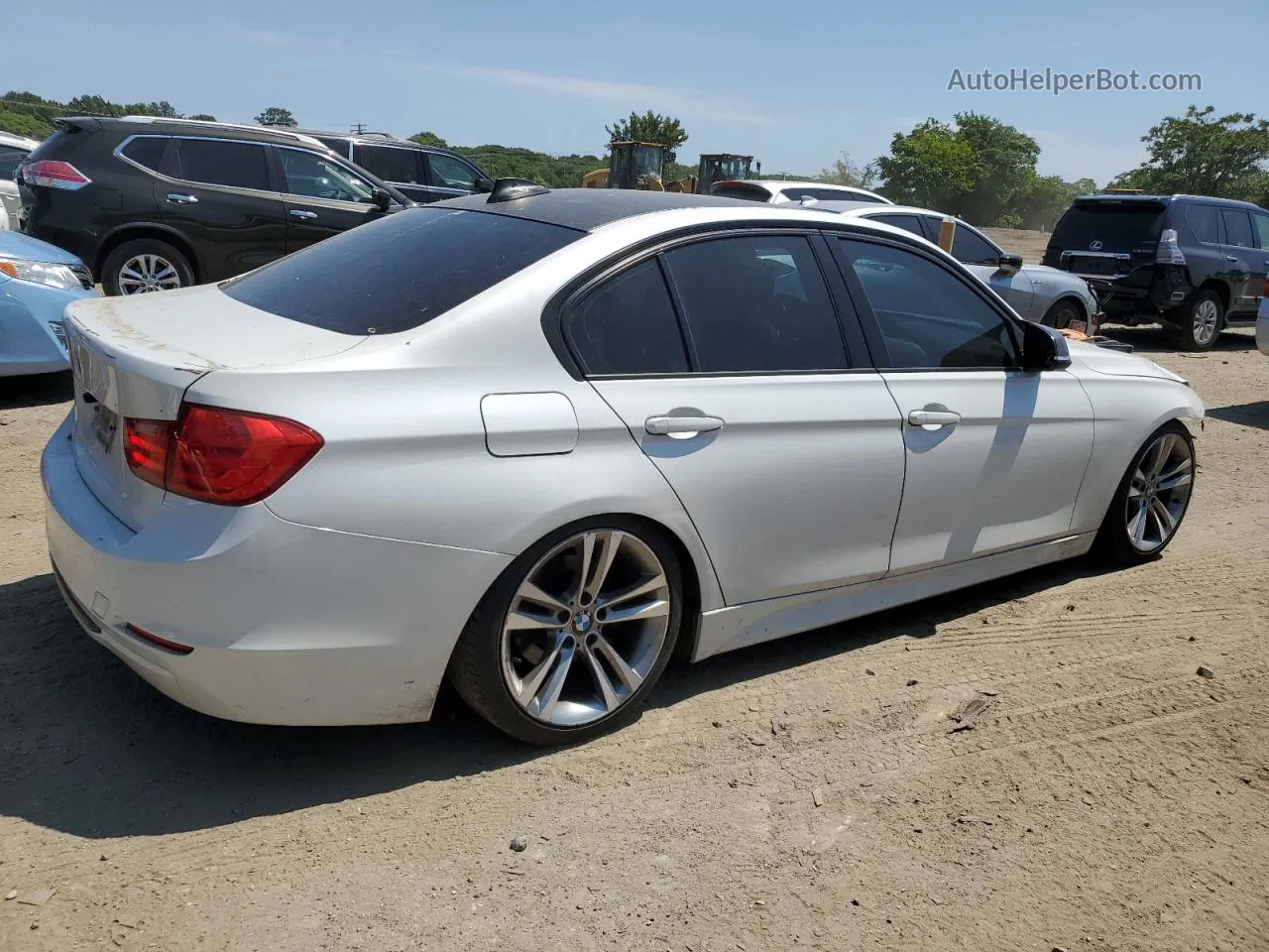 2013 Bmw 328 I White vin: WBA3A5C58DF601848