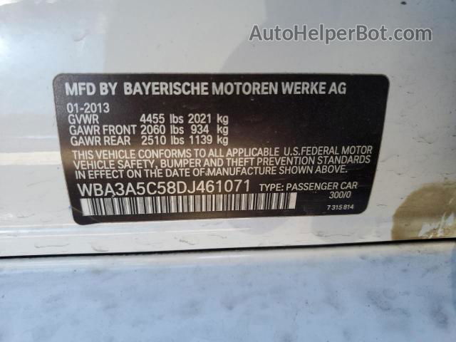 2013 Bmw 328 I White vin: WBA3A5C58DJ461071