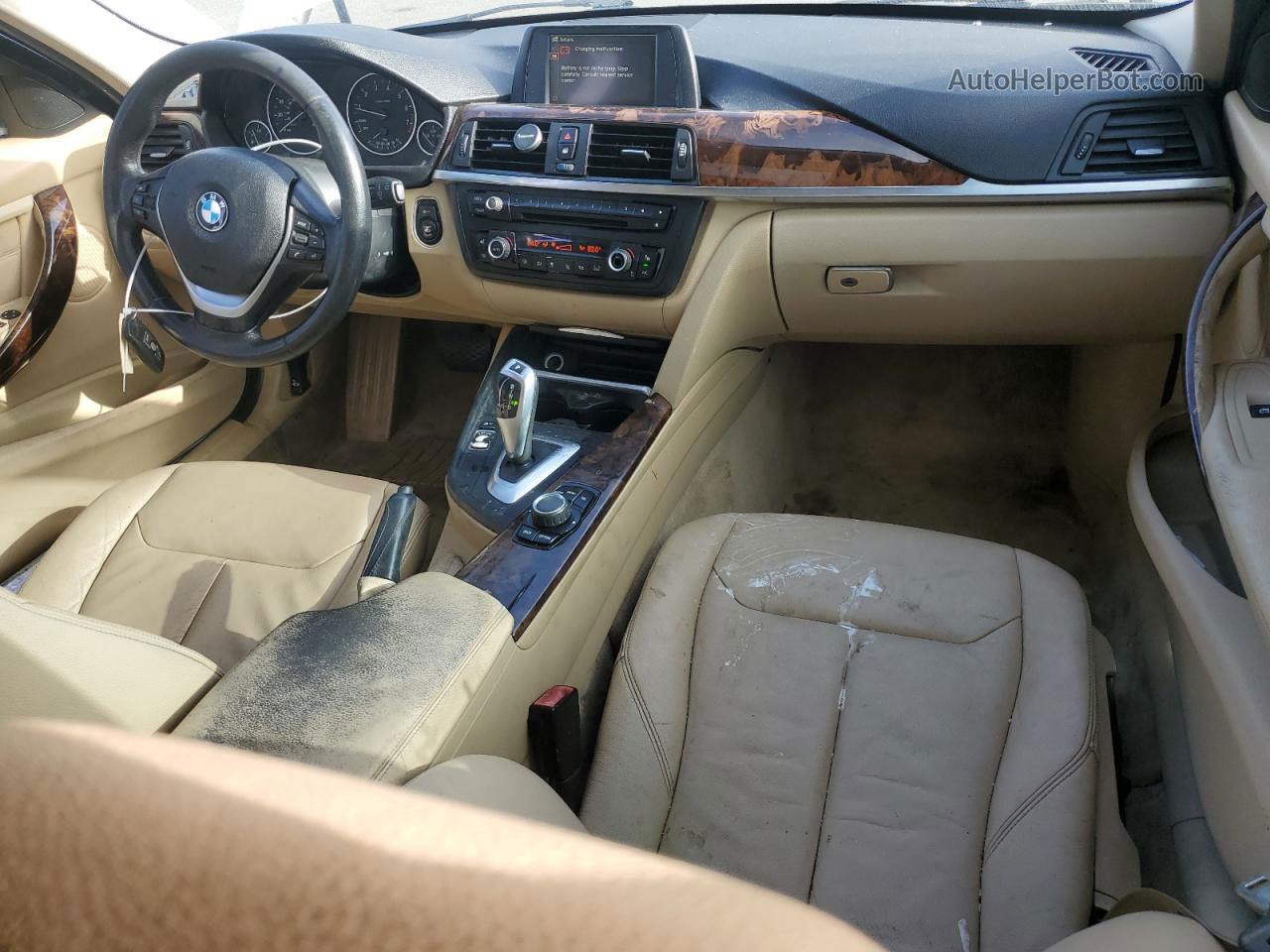 2014 Bmw 328 I White vin: WBA3A5C58EP601215