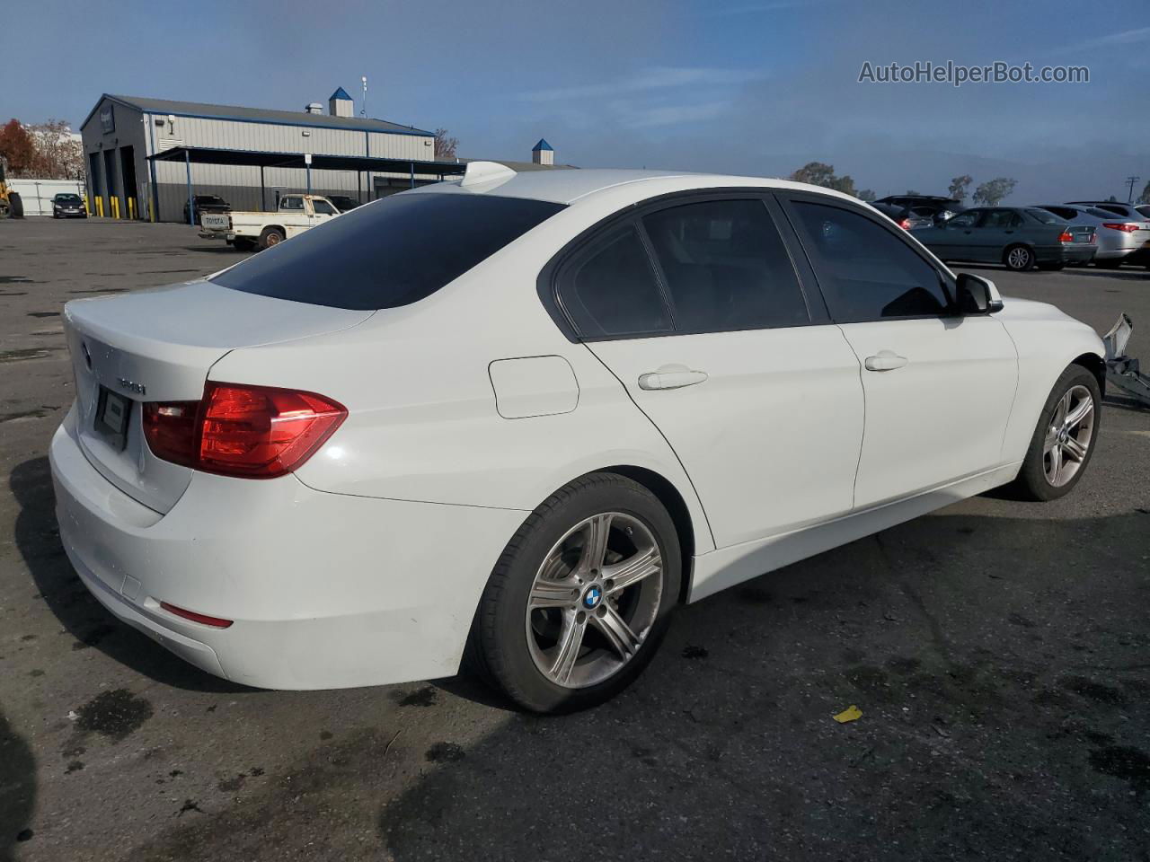 2014 Bmw 328 I White vin: WBA3A5C58EP601215