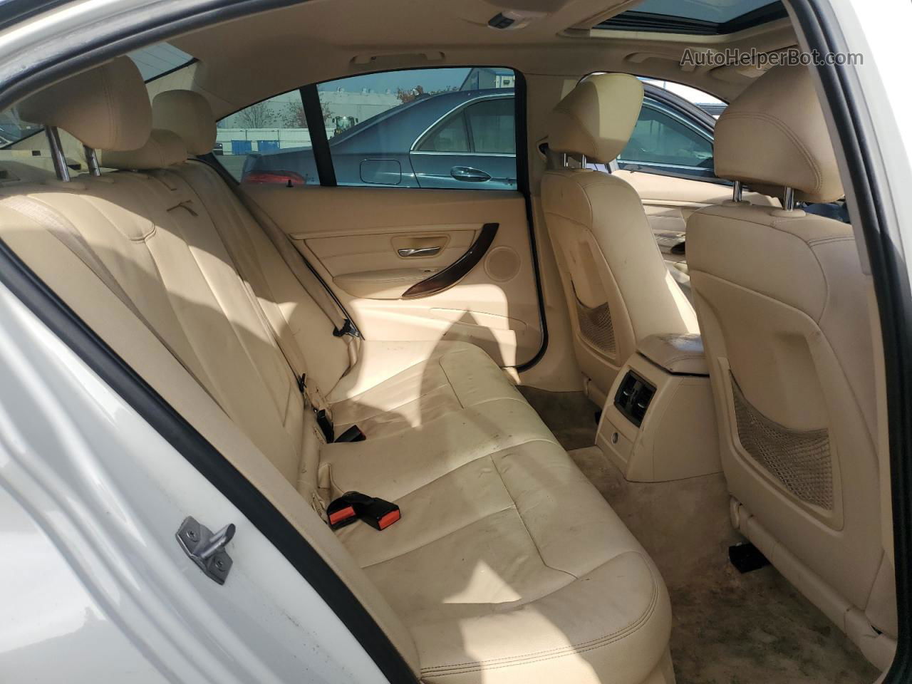 2014 Bmw 328 I White vin: WBA3A5C58EP601215