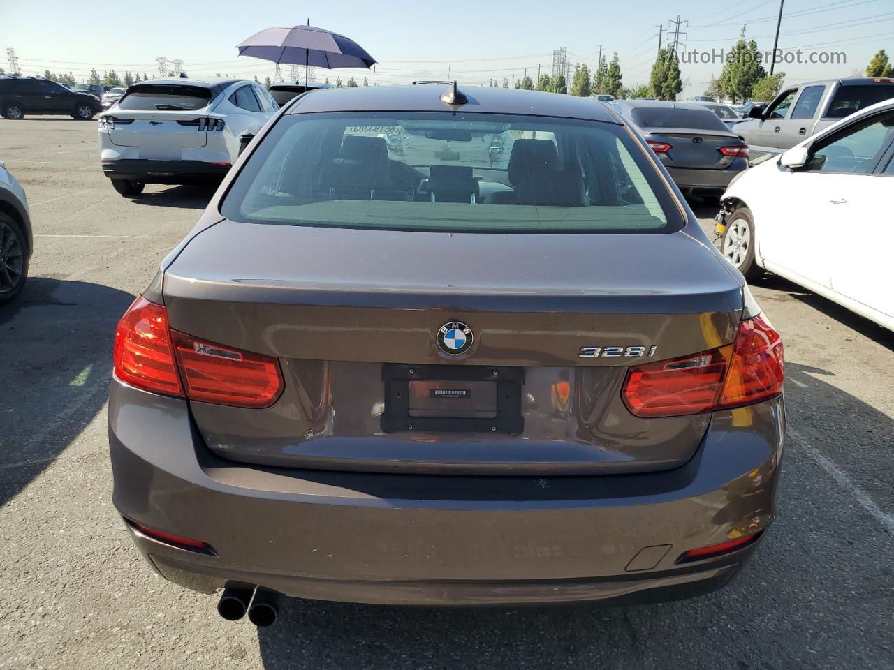 2012 Bmw 328 I Brown vin: WBA3A5C59CF343371