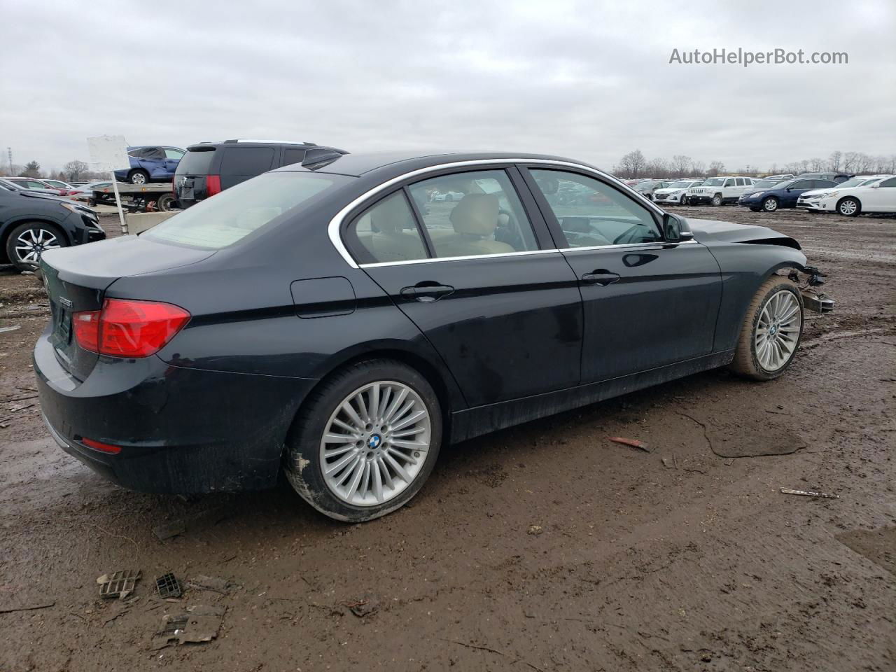 2012 Bmw 328 I Black vin: WBA3A5C59CF343788