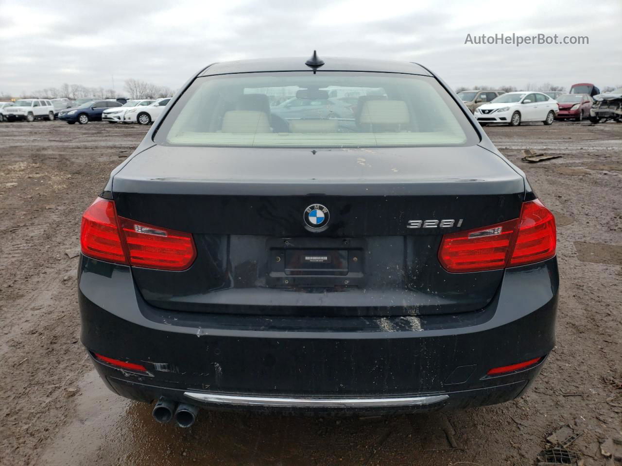 2012 Bmw 328 I Black vin: WBA3A5C59CF343788