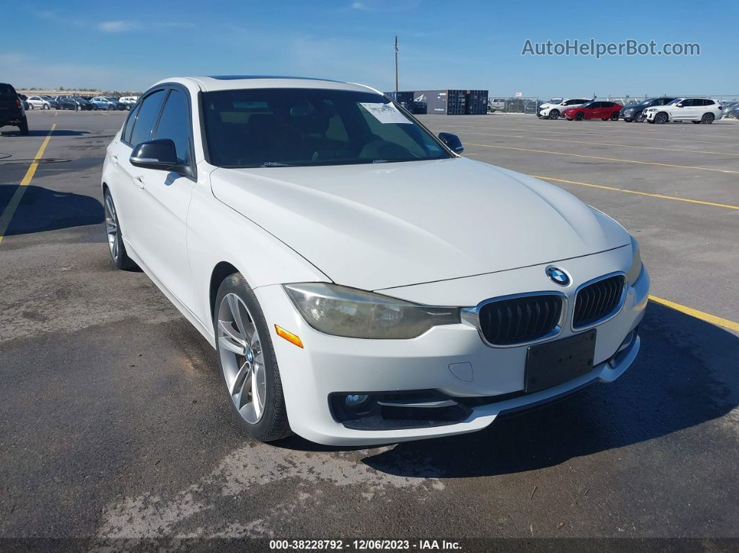 2012 Bmw 328i White vin: WBA3A5C59CF344231