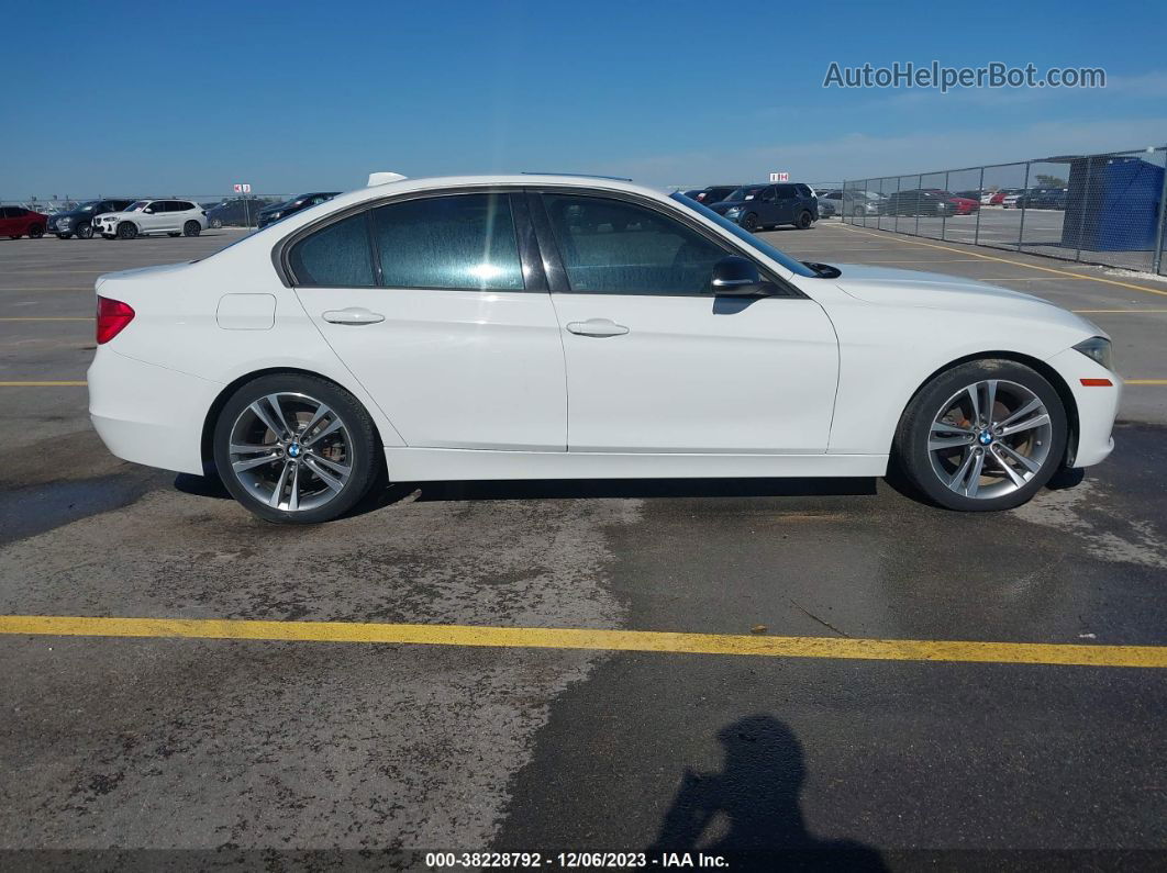 2012 Bmw 328i White vin: WBA3A5C59CF344231