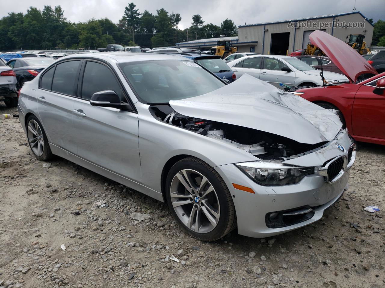 2012 Bmw 328 I Silver vin: WBA3A5C59CF350286