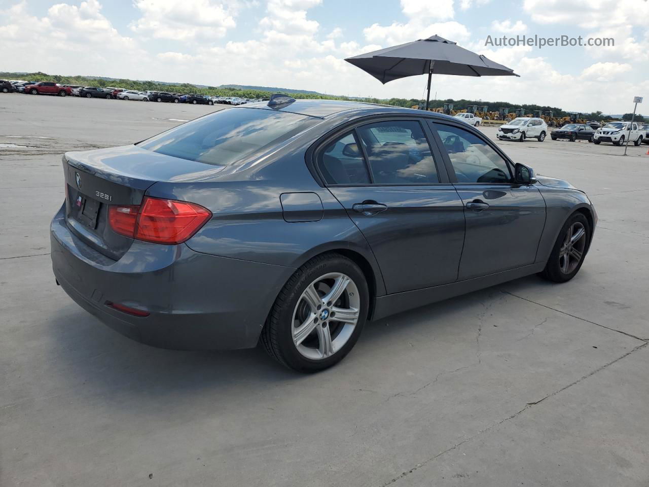 2013 Bmw 328 I Gray vin: WBA3A5C59DF355876