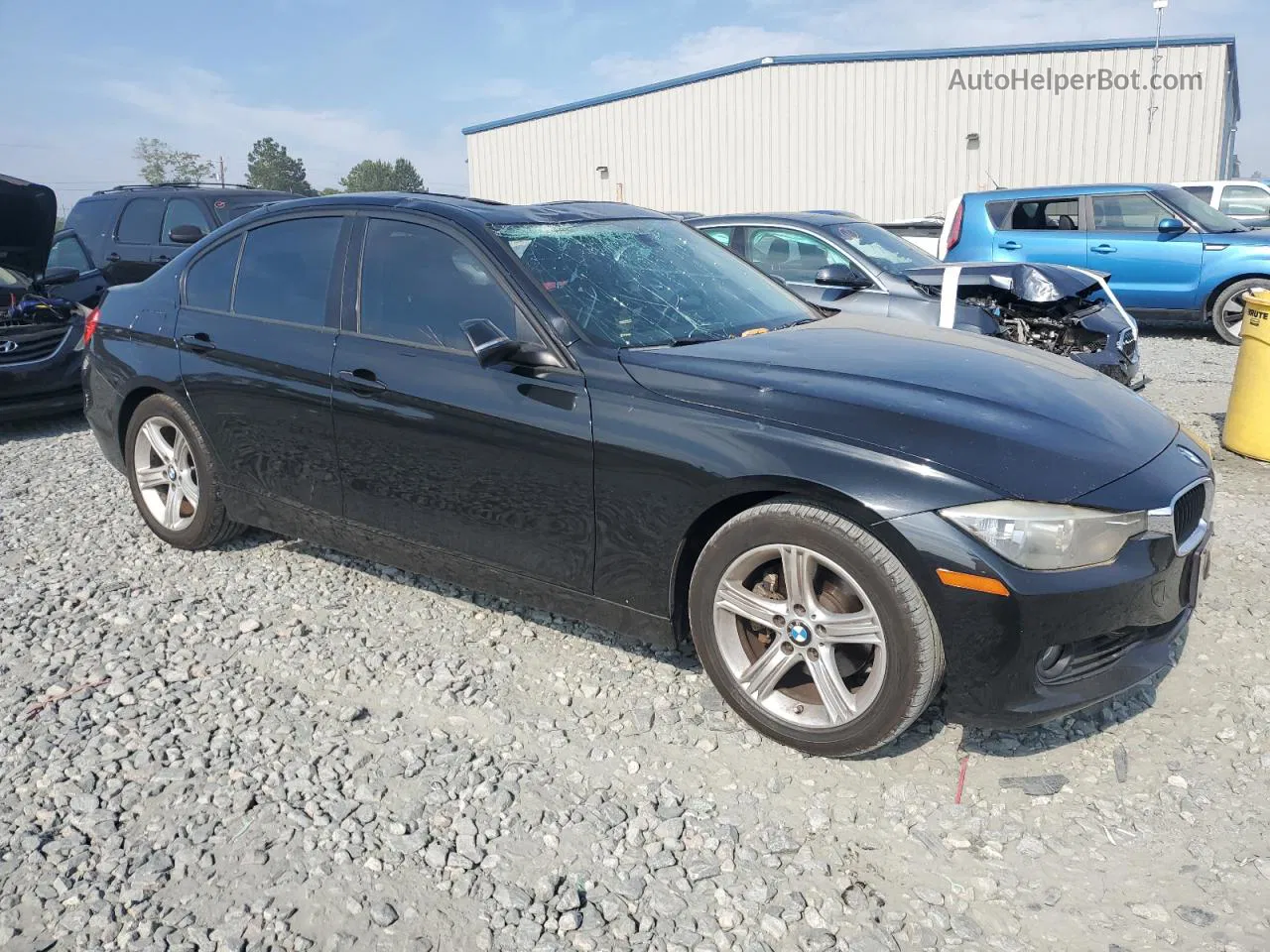 2013 Bmw 328 I Black vin: WBA3A5C59DF358163