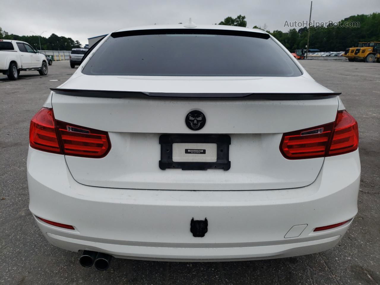 2013 Bmw 328 I White vin: WBA3A5C59DF601809