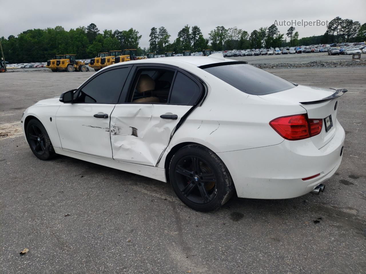 2013 Bmw 328 I White vin: WBA3A5C59DF601809