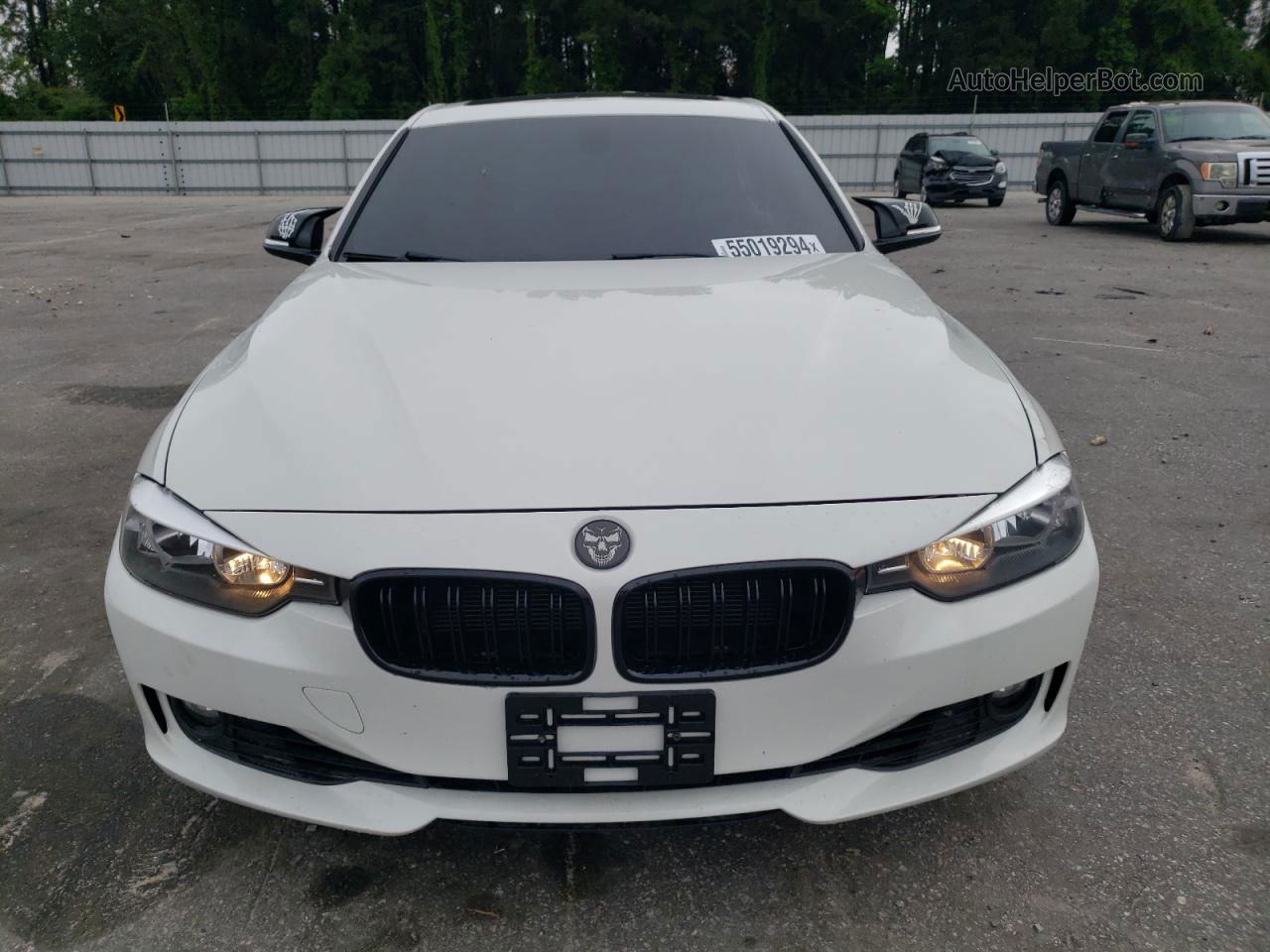 2013 Bmw 328 I White vin: WBA3A5C59DF601809