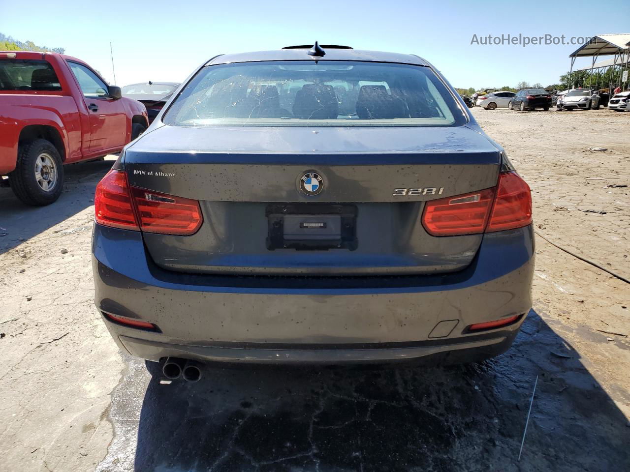 2013 Bmw 328 I Черный vin: WBA3A5C59DF602345