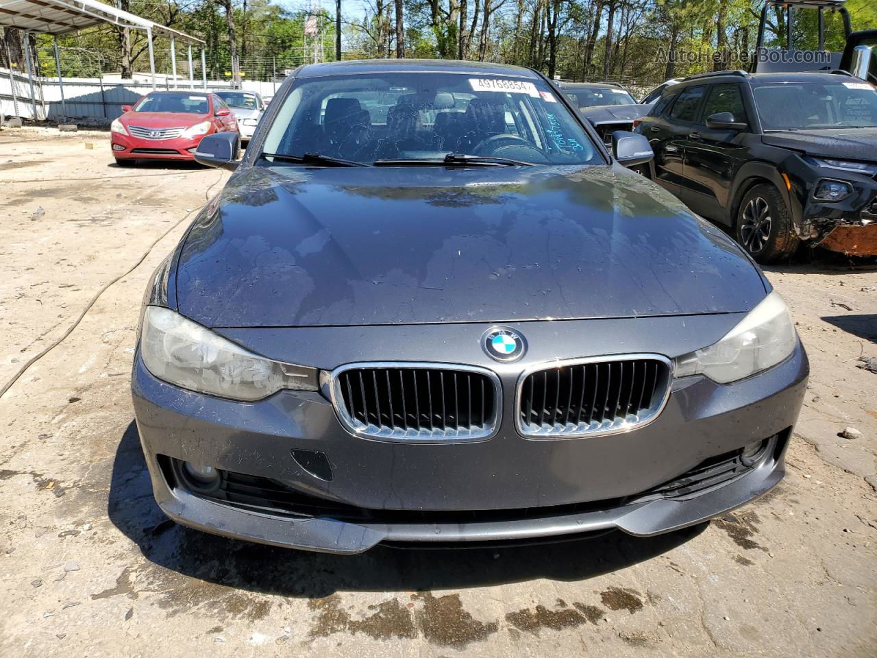 2013 Bmw 328 I Черный vin: WBA3A5C59DF602345