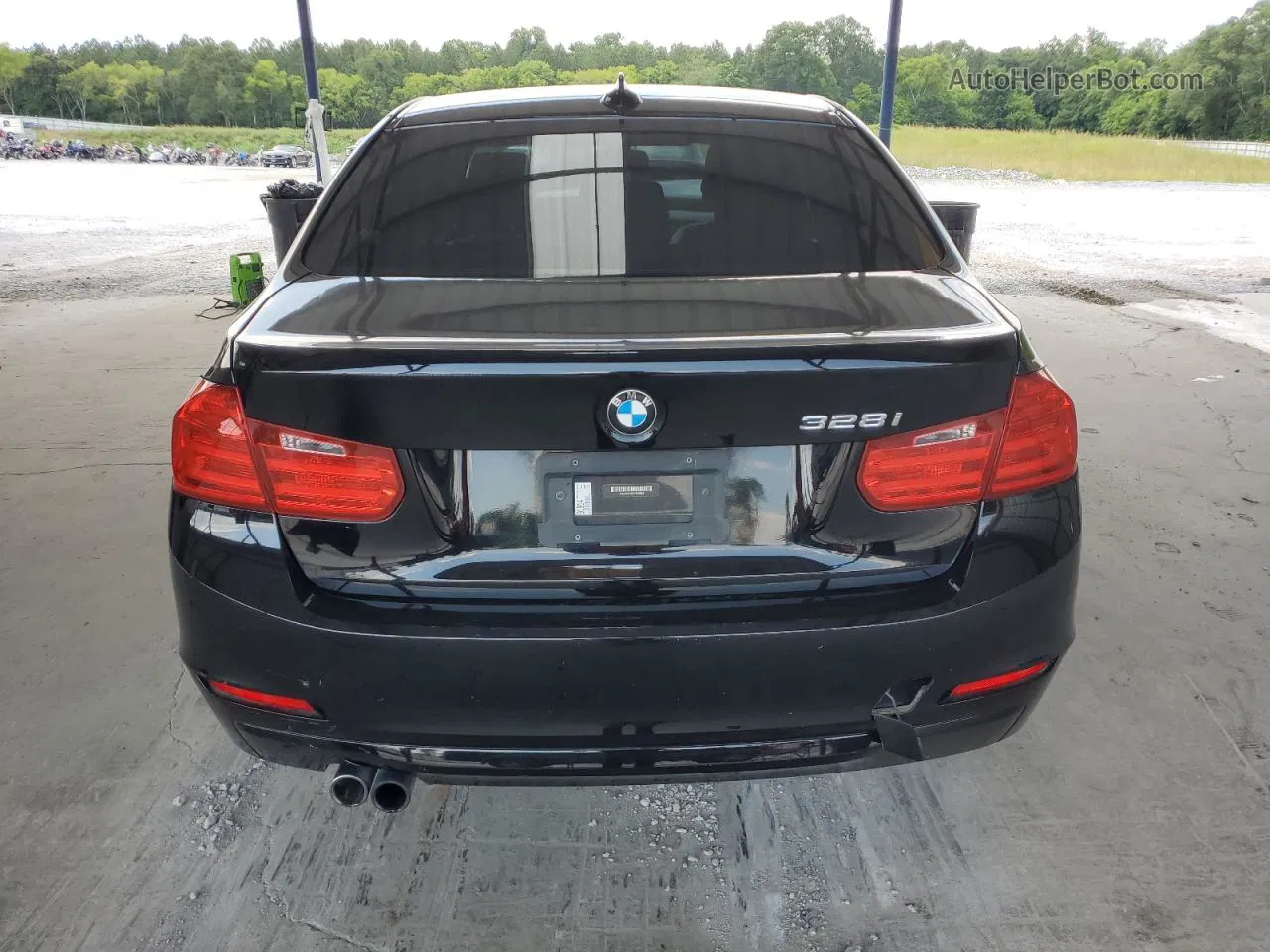 2014 Bmw 328 I Черный vin: WBA3A5C59EF605084