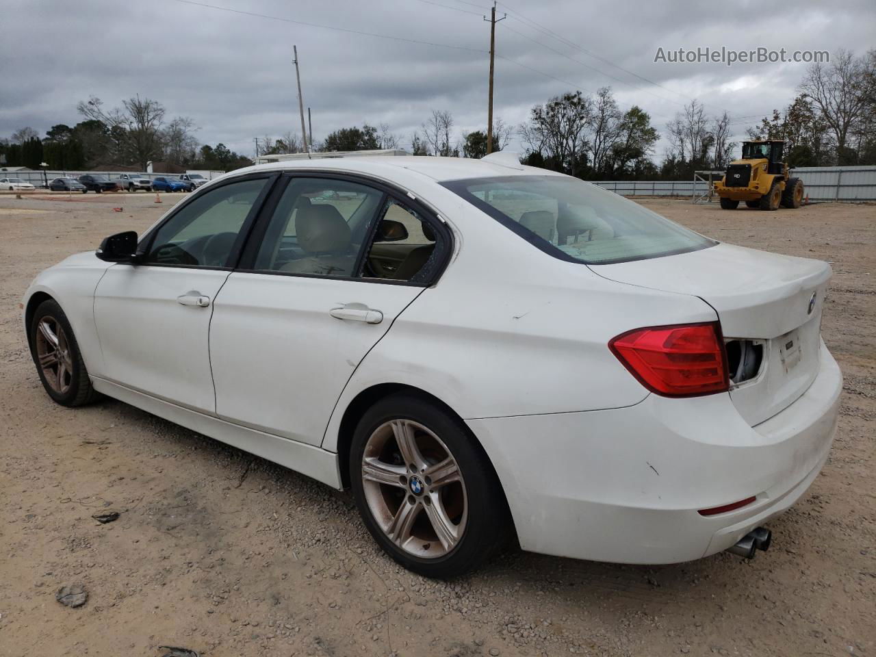 2014 Bmw 328 I White vin: WBA3A5C59EP600672