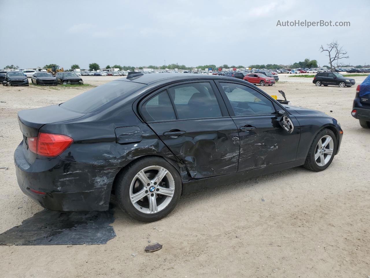 2014 Bmw 328 I Черный vin: WBA3A5C59EP603393