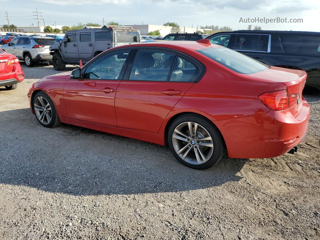 2015 Bmw 328 I Красный vin: WBA3A5C59FF608908