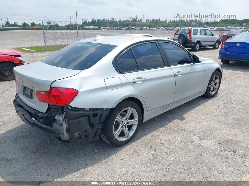 2015 Bmw 328i   Silver vin: WBA3A5C59FF609718