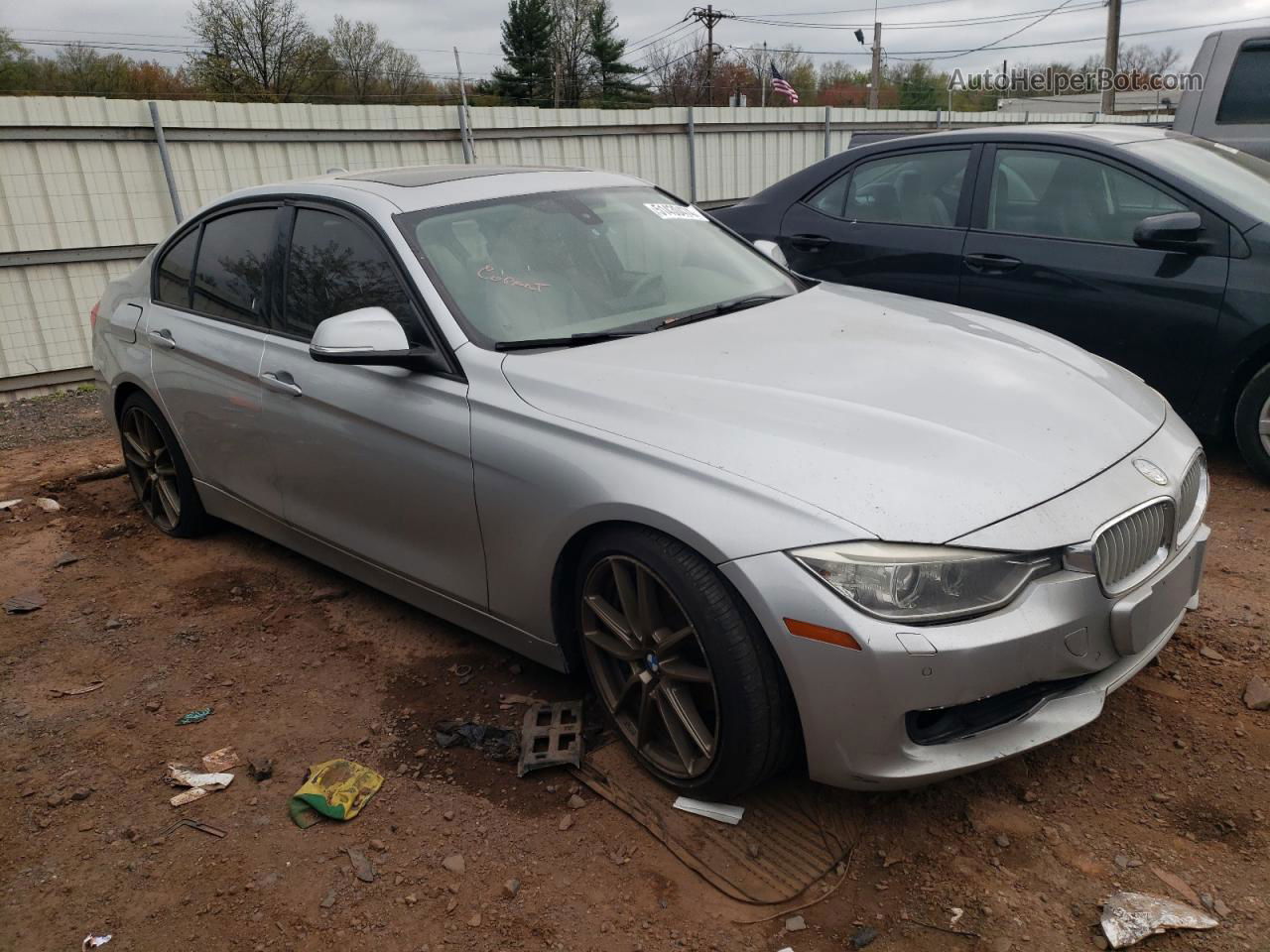 2012 Bmw 328 I Silver vin: WBA3A5C5XCF256157