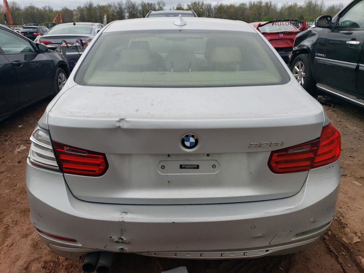 2012 Bmw 328 I Silver vin: WBA3A5C5XCF256157