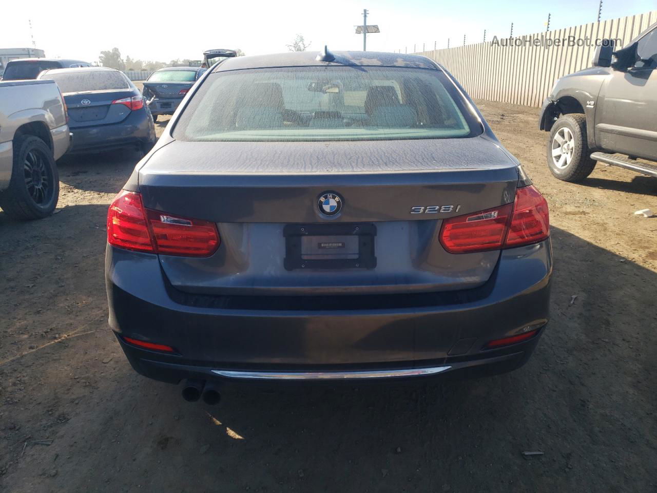 2012 Bmw 328 I Gray vin: WBA3A5C5XCF258023