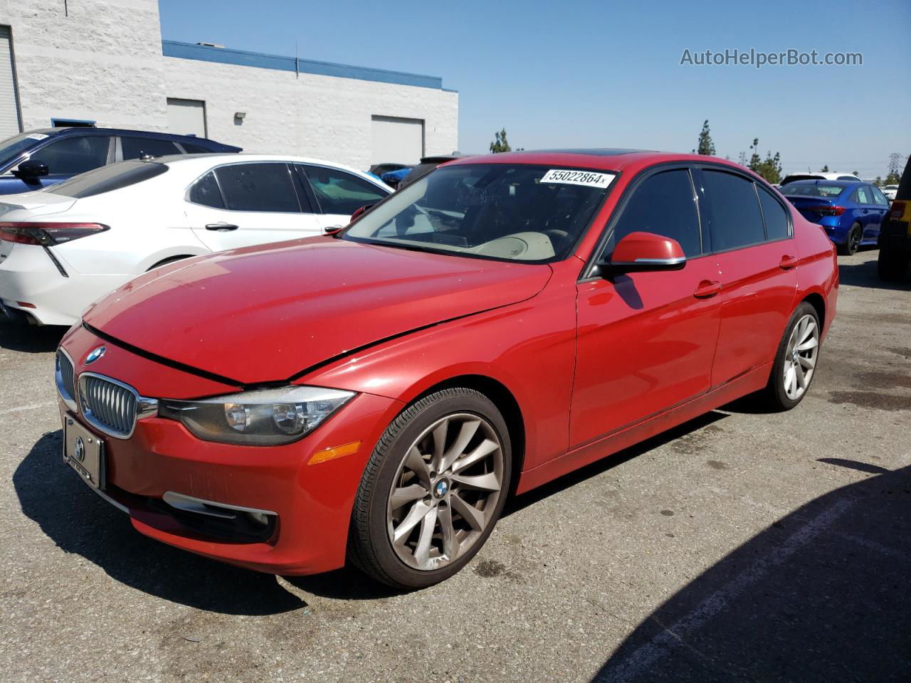 2012 Bmw 328 I Red vin: WBA3A5C5XCF259026