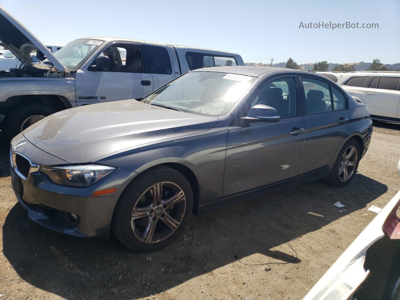 2012 Bmw 328 I Gray vin: WBA3A5C5XCF341693