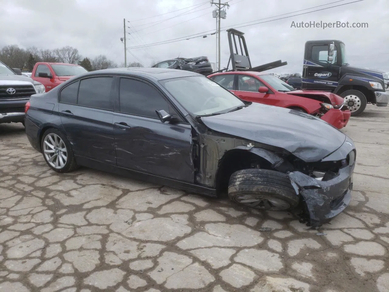 2012 Bmw 328 I Gray vin: WBA3A5C5XCF342892