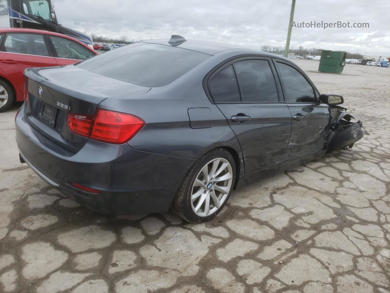 2012 Bmw 328 I Gray vin: WBA3A5C5XCF342892