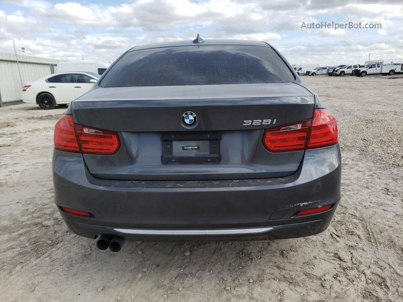 2012 Bmw 328 I Gray vin: WBA3A5C5XCF343458