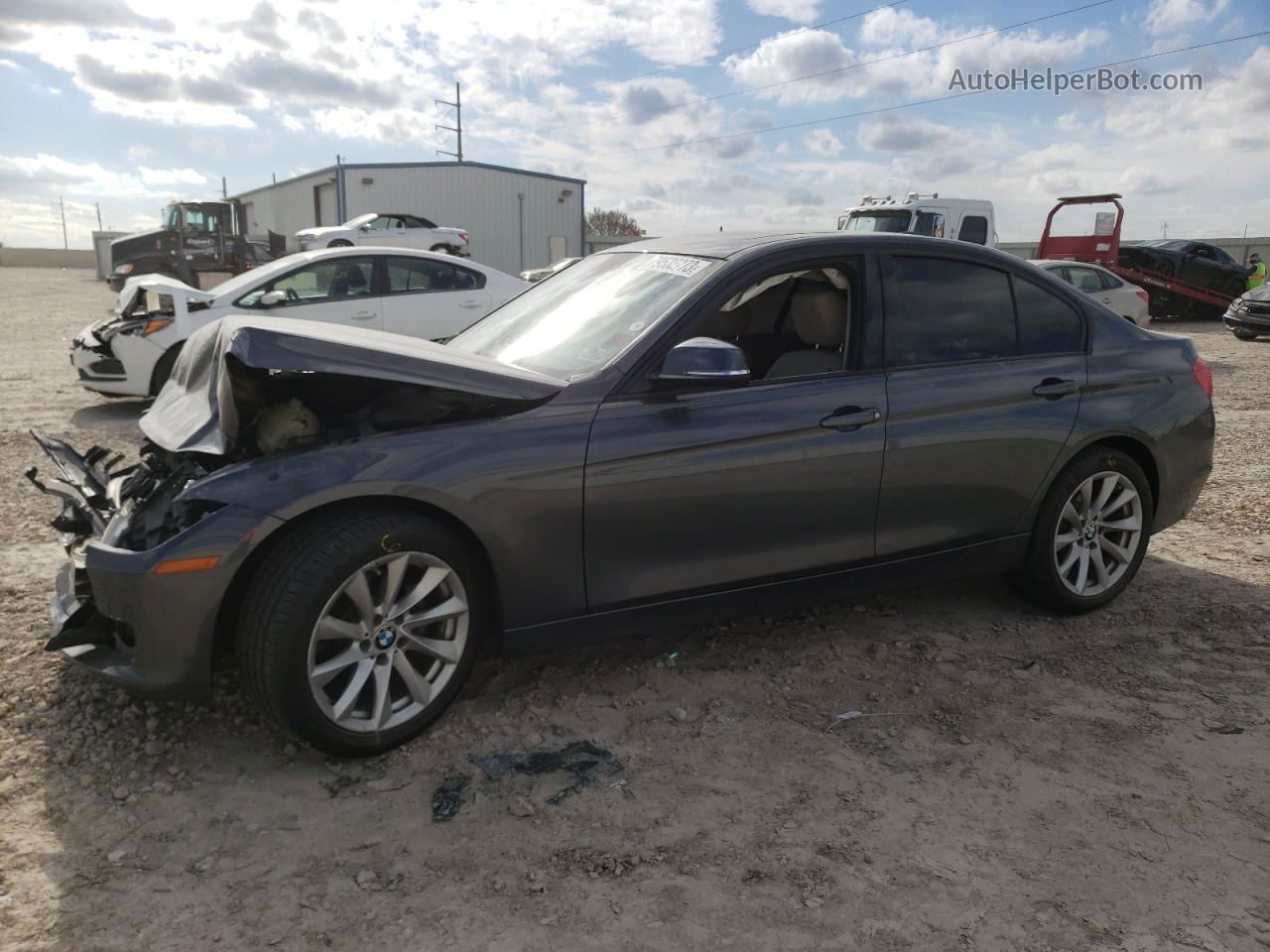 2012 Bmw 328 I Gray vin: WBA3A5C5XCF343458