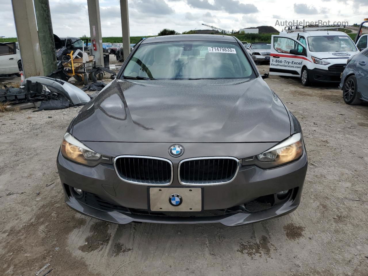 2012 Bmw 328 I Коричневый vin: WBA3A5C5XCF343993