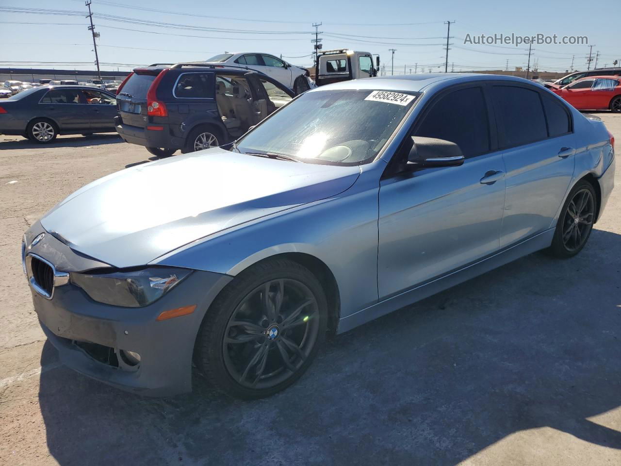 2013 Bmw 328 I Blue vin: WBA3A5C5XDF351237