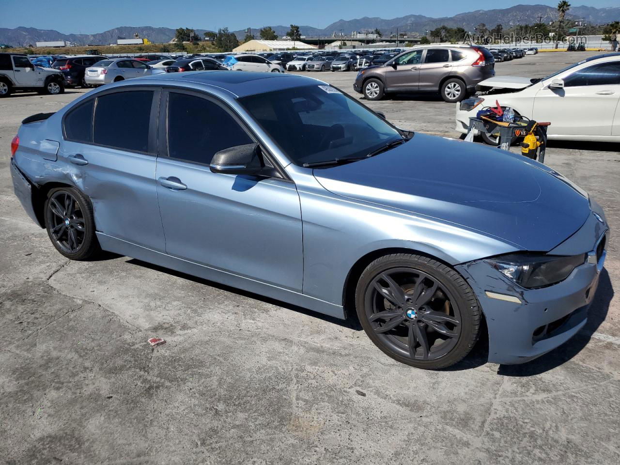 2013 Bmw 328 I Blue vin: WBA3A5C5XDF351237