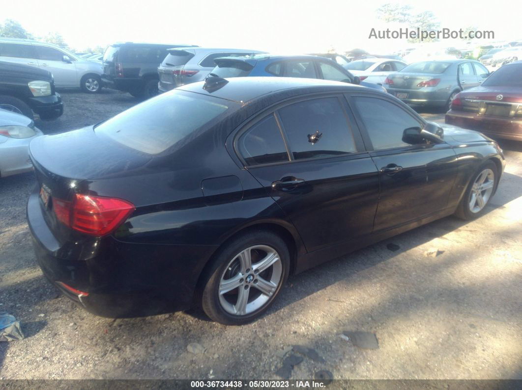 2013 Bmw 3 Series 328i Black vin: WBA3A5C5XDF355188