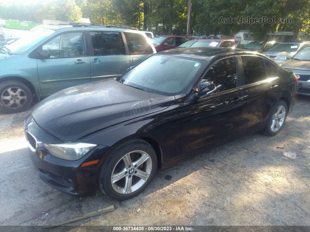 2013 Bmw 3 Series 328i Black vin: WBA3A5C5XDF355188