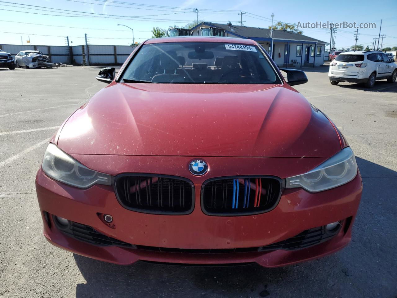 2013 Bmw 328 I Red vin: WBA3A5C5XDF360066