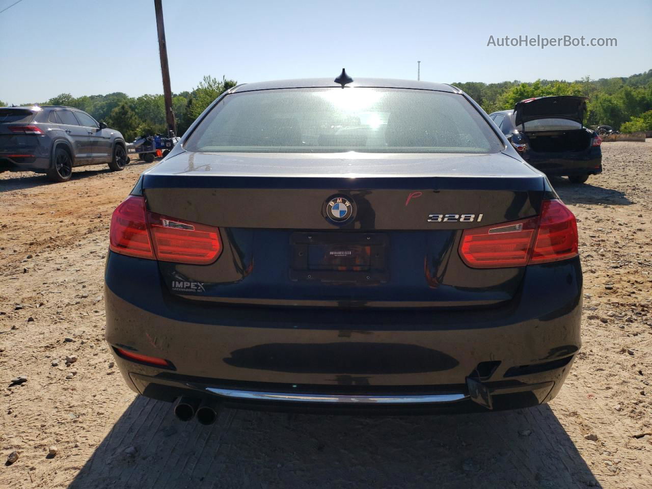 2013 Bmw 328 I Black vin: WBA3A5C5XDJ461931